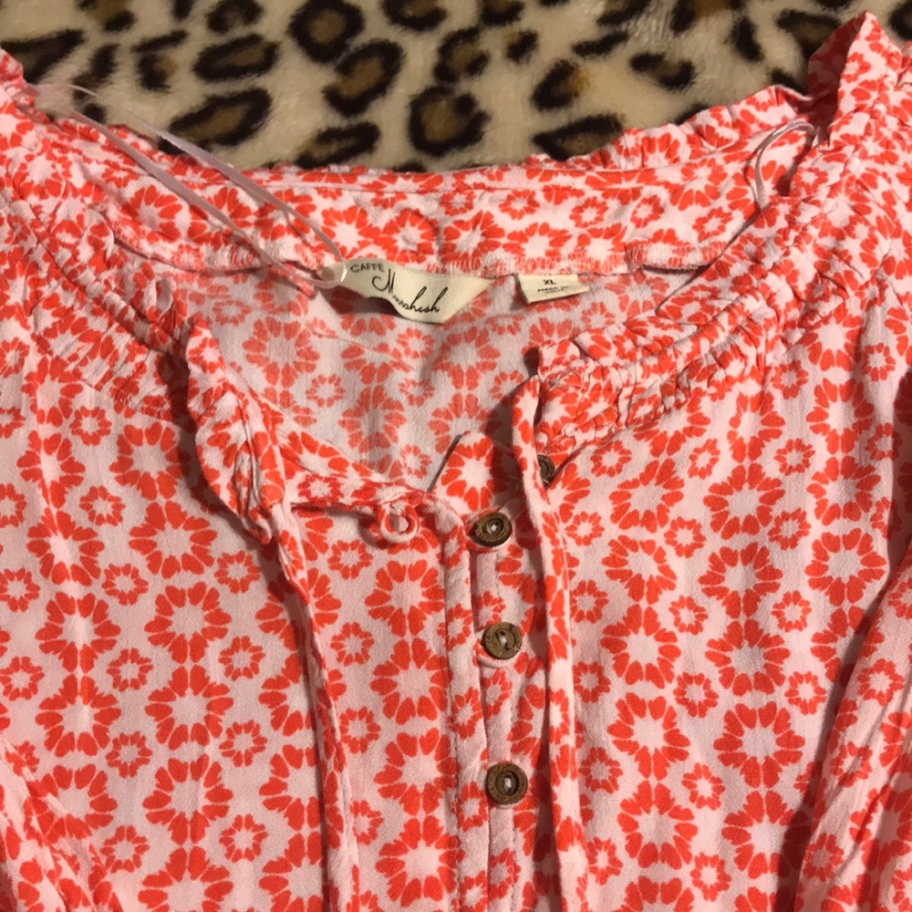 3/4 length sleeve button up shirt. - Picture 3 of 6
